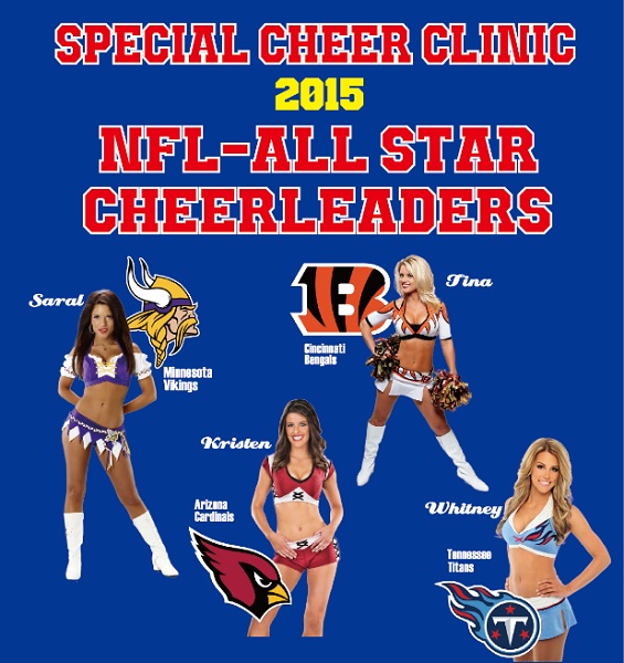 SPECIAL CHEER CLINIC 2015 NFL-ALL STAR CHEERLEADERS