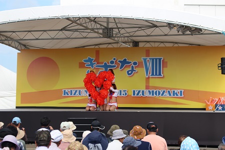 アルビレクス新潟チアリーダー-KIZUNA 2015 in IZUMOZAKI-2