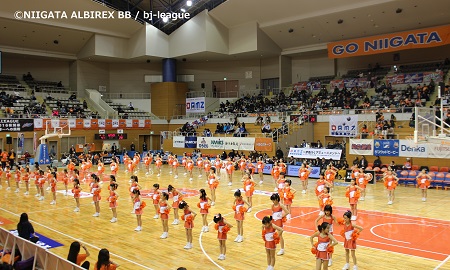 新潟アルビレックスＢＢ-チアリーダー‐ホームゲーム‐7