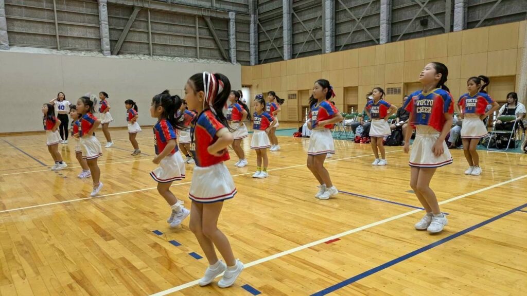 東京ガスクリエイターズキッズチア2025 第1回目の練習の様子をお届けします☆