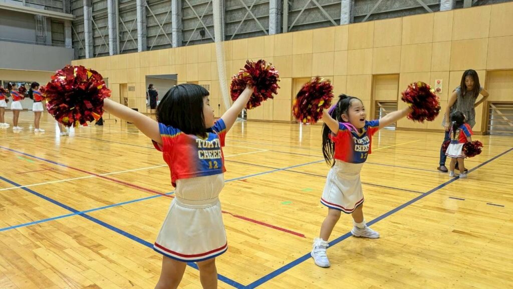東京ガスクリエイターズキッズチア2025 第1回目の練習の様子をお届けします☆